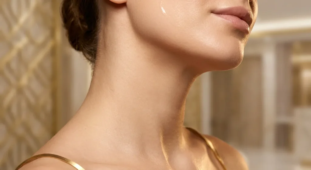 Rajeunissement cutané du cou et du décolleté
